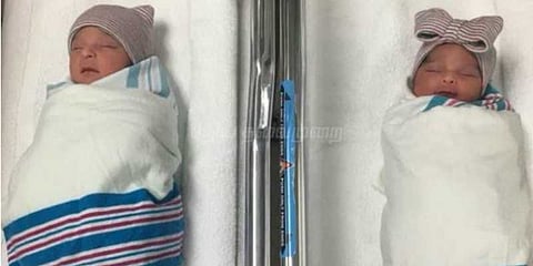 வெவ்வேறு ஆண்டில் பிறந்த அதிசய இரட்டையர்கள்!