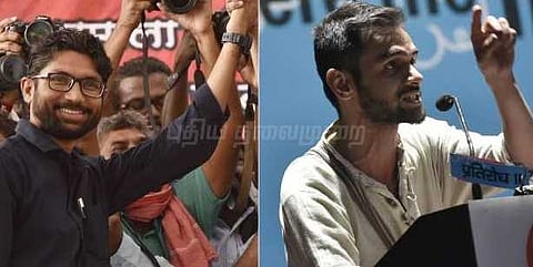 வன்முறை தூண்டும் பேச்சு: ஜிக்னேஷ், உமர் காலித் மீது எஃப்.ஐ.ஆர் பதிவு