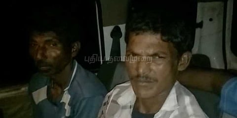 ஆந்திராவில் செம்மரங்களை வெட்டியதாக 2 தமிழர்கள் கைது