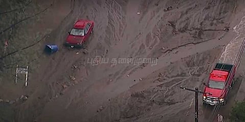 கலிபோர்னியாவில் வெள்ளம், நிலச்சரிவில் சிக்கி 13 பேர் பலி