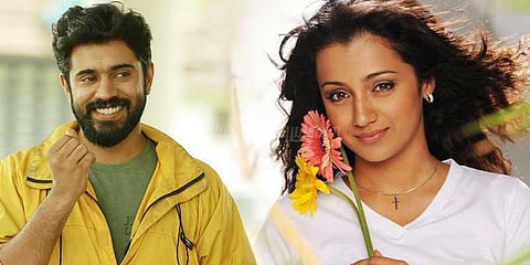 கடலுக்குள் நிவின்பாலி- த்ரிஷா ஜோடி: வீடியோ