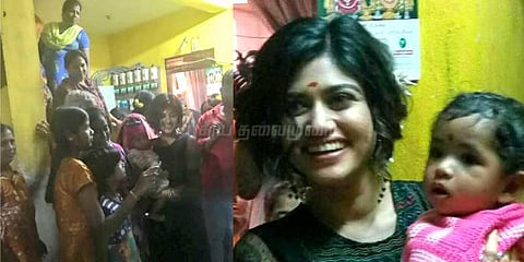 ரசிகருக்கு சர்ஃபரைஸ் விருந்து கொடுத்த ஓவியா!