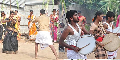 பாரம்பரிய கலைகளுடன் கொண்டாடப்பட்ட பொங்கல்! கேலரி...
