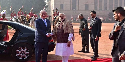 பிரதமர் மோடியுடன் இஸ்ரேலியப் பிரதமர்: புகைப்பட கேலரி