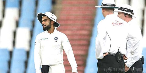 அம்பயர்களுடன் வாக்குவாதம்: கோலிக்கு அபராதம்