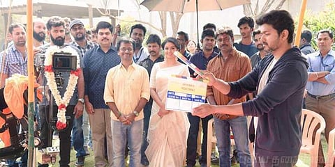 விஜய் க்ளாப் அடிக்க தொடங்கியது ‘தளபதி62’