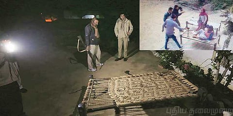 கணவரின் கொலையில் சாட்சியாக இருந்த மனைவி, மகன் கொலை