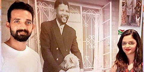 நெல்சன் மண்டேலா வீட்டில் ரஹானே!