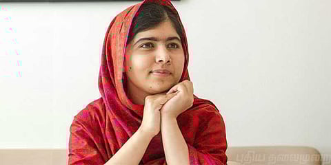 இந்திய சேனல்கள் பார்த்து ஹிந்தி கற்றுக்கொண்டேன்: மலாலா...!