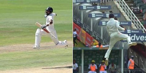 வைரலாகும் கோலியின் ஹை ஜம்ப்! கிரிக்கெட்டரா? ஜம்ப்பரா?