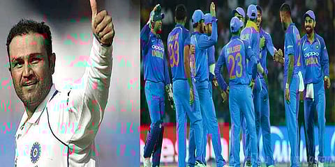 ஒருநாள் போட்டி: சேவாக் தேர்வு செய்த இந்திய அணி!