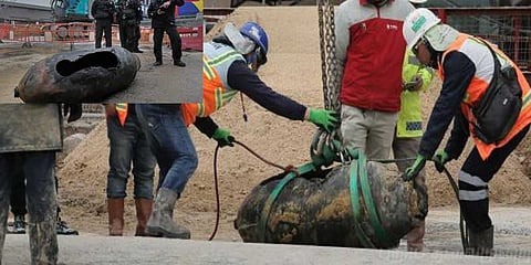 இரண்டாம் உலகப்போர் வெடிகுண்டு கண்டெடுப்பு