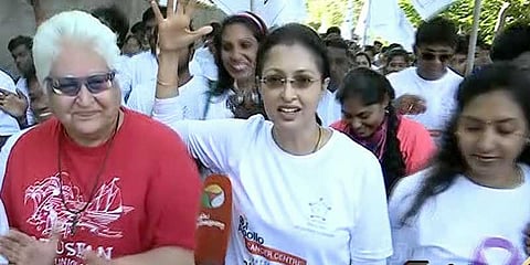 உலக புற்றுநோய் தினத்தை முன்னிட்டு சென்னையில் ‘வாக்கத்தான்’