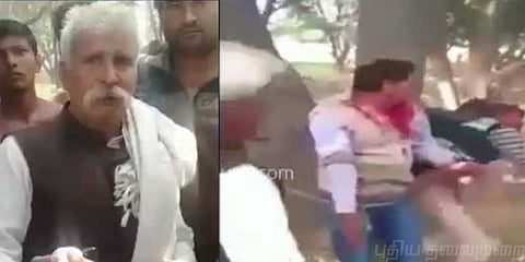 கொலை செய்ய வந்த கூலிப்படை: கட்டி வைத்து உதைத்த கிராம மக்கள்