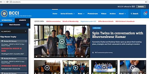 லலித்மோடியால் முடங்கிய கிரிக்கெட் வெப்சைட்: ரசிகர்கள் அதிர்ச்சி!
