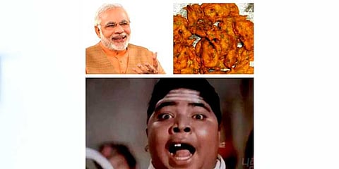 சூடான பக்கோடாவை வறுத்தெடுக்கும் நெட்டிசன்கள்