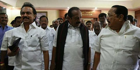 12 ஆண்டுகளுக்குப் பிறகு அண்ணா அறிவாலயத்தில் வைகோ