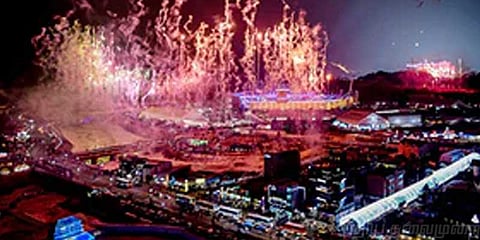 கோலாகலமாகத் தொடங்கிய குளிர்கால ஒலிம்பிக்!