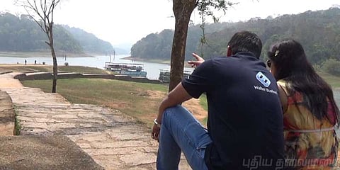 காதலர் தினத்தை ஒட்டி தேக்கடியில் குவிந்த காதல் ஜோடிகள்!