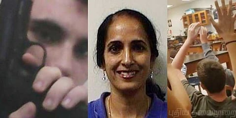 அமெரிக்காவில் துப்பாக்கிச் சூடு: களம் இறங்கிக் காப்பாற்றிய இந்திய ஆசிரியை