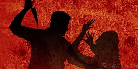 காதலியை கத்தியால் குத்திய காதலன்: பூங்காவில் பரபரப்பு