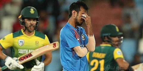 வாரி வழங்கிய சேஹல்: வசமாக விளாசிய தென்னாப்பிரிக்கா!