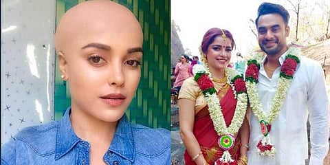 நடிகை பியாவின் மொட்டைத் தலை புதிய கெட் அப்