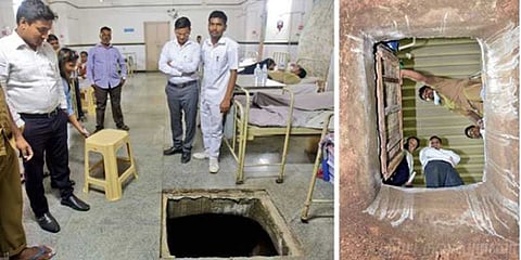 பூமிக்கு அடியில் 250 ஆண்டுகால சுரங்கப்பாதை: அச்சமடைந்த வங்கி நிர்வாகம்!