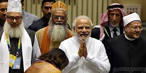 மதங்களுக்கு எதிராகப் போரிடக்கூடாது - பிரதமர் மோடி