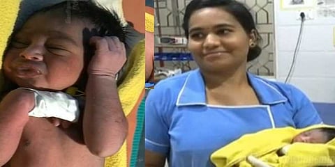 சாலையோரத்தில் கேட்பாரற்று கிடந்த ஆண் குழந்தை!