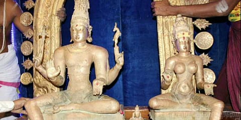 காணாமல்போன ராஜராஜ சோழன் சிலை... குஜராத்திற்கு கடத்தல்..?