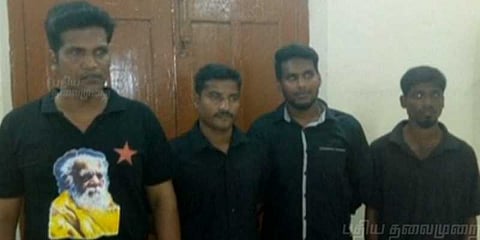 பூணூல் அறுப்புச் சம்பவம்: திராவிடர் விடுதலை கழகத்தினர் சரண்!