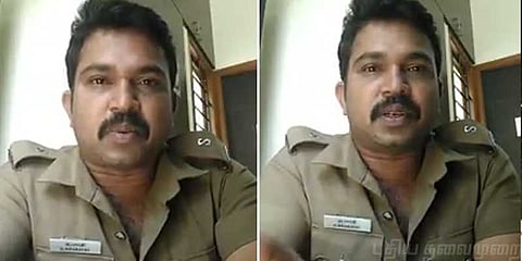 வேலையை விடும் காவலர்: ஏன்? கண்ணீருடன் கூறும் வீடியோ!