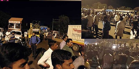 எட்டி உதைத்த போலீஸ்.. இறந்துபோன கர்ப்பிணி!