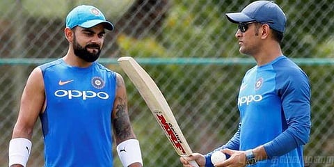 விராத் கோலியை எதிர்த்த தோனி!