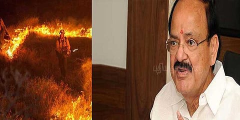 குரங்கணி தீ விபத்தால் மிகுந்த மனவேதனை அடைந்தேன் - வெங்கையா நாயுடு