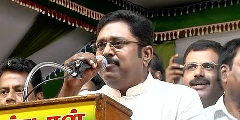 திராவிடத்தைத் தவிர்த்த டிடிவி தினகரன்!