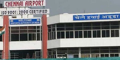 சென்னை விமான நிலையத்தில் பலத்த பாதுகாப்பு