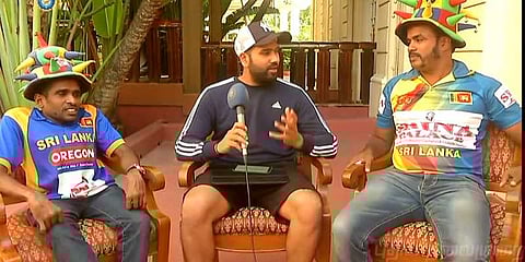 ’இந்திய கண்டாயம ஆதரே’: ரசிகர்களிடம் சிங்களம் கற்ற ரோகித் சர்மா!