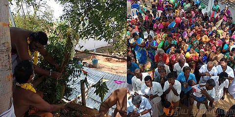 மழை வேண்டி நடத்தப்பட்ட விநோதத் திருமணம்!