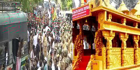 ரத யாத்திரைக்கு எதிராக தமிழகத்தின் பல்வேறு பகுதியில் ஆர்ப்பாட்டம்