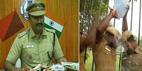 தீக்குளிக்க முயன்ற காவலர்கள் மீது ஒழுங்கு நடவடிக்கை: தேனி எஸ்பி உறுதி