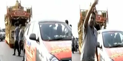 ரத யாத்திரையை தடுத்து நிறுத்திய போலீஸார்!