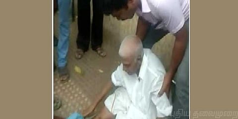 பேட்டி கொடுத்தது பிரச்னையா..? சாலையில் கொடூரமாக வீசப்பட்ட முதியவர்..!