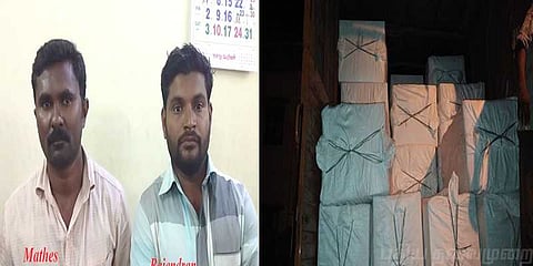 பொறாமையால் போட்டுக்கொடுத்த டிரைவர்: சிக்கியது 75 மூட்டைகள் குட்கா!