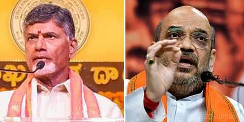 ஏன் பொய்களை பரப்புகிறீர்கள் அமித்ஷா?: சந்திரபாபு நாயுடு கேள்வி