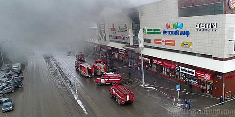 ரஷ்ய வணிக வளாகத்தில் தீவிபத்து: 37 பேர் பரிதாப பலி