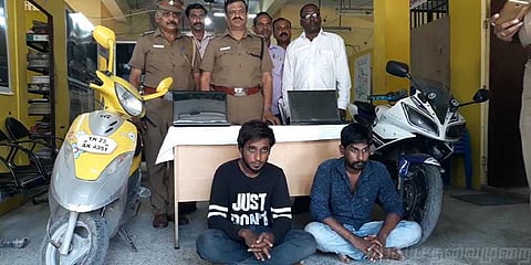 ஸ்கெட்ச் போட்டு ஐடி பெண்களின் லேப்டாப்பை திருடும் கும்பல்: பொறிவைத்து பிடித்த போலீஸ்...