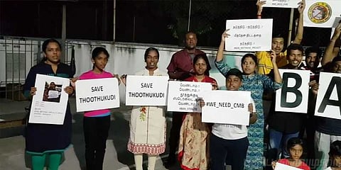 ஸ்டெர்லைட்டுக்கு எதிராக காங்கோவில் தமிழர்கள் ஆர்ப்பாட்டம்!