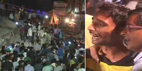 ஓட்டல் கட்டிடம் இடிந்து 10 பேர் பரிதாப பலி: நள்ளிரவில் சோகம்!